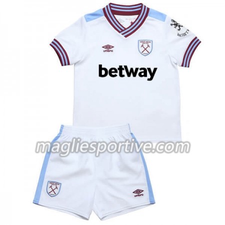 Completo Calcio West Ham United Bambino Divisa Trasferta 2019/2020